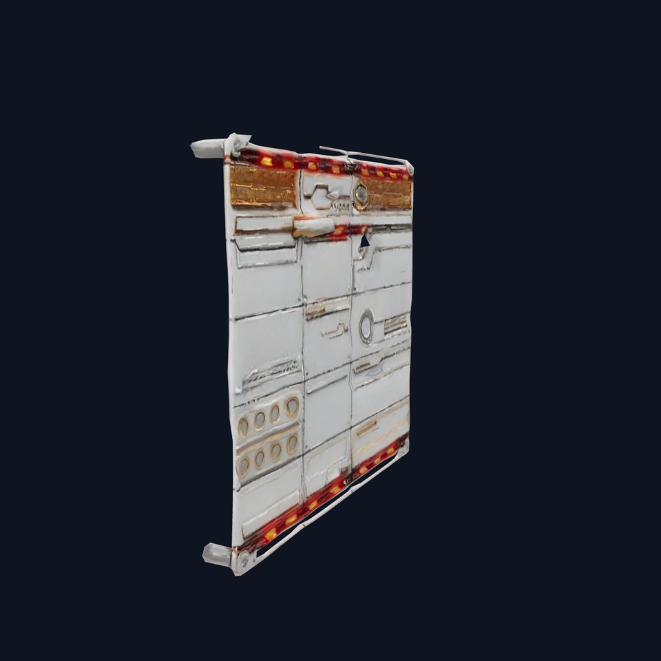 Futuristic SciFi Panel Model Pack with LED Details